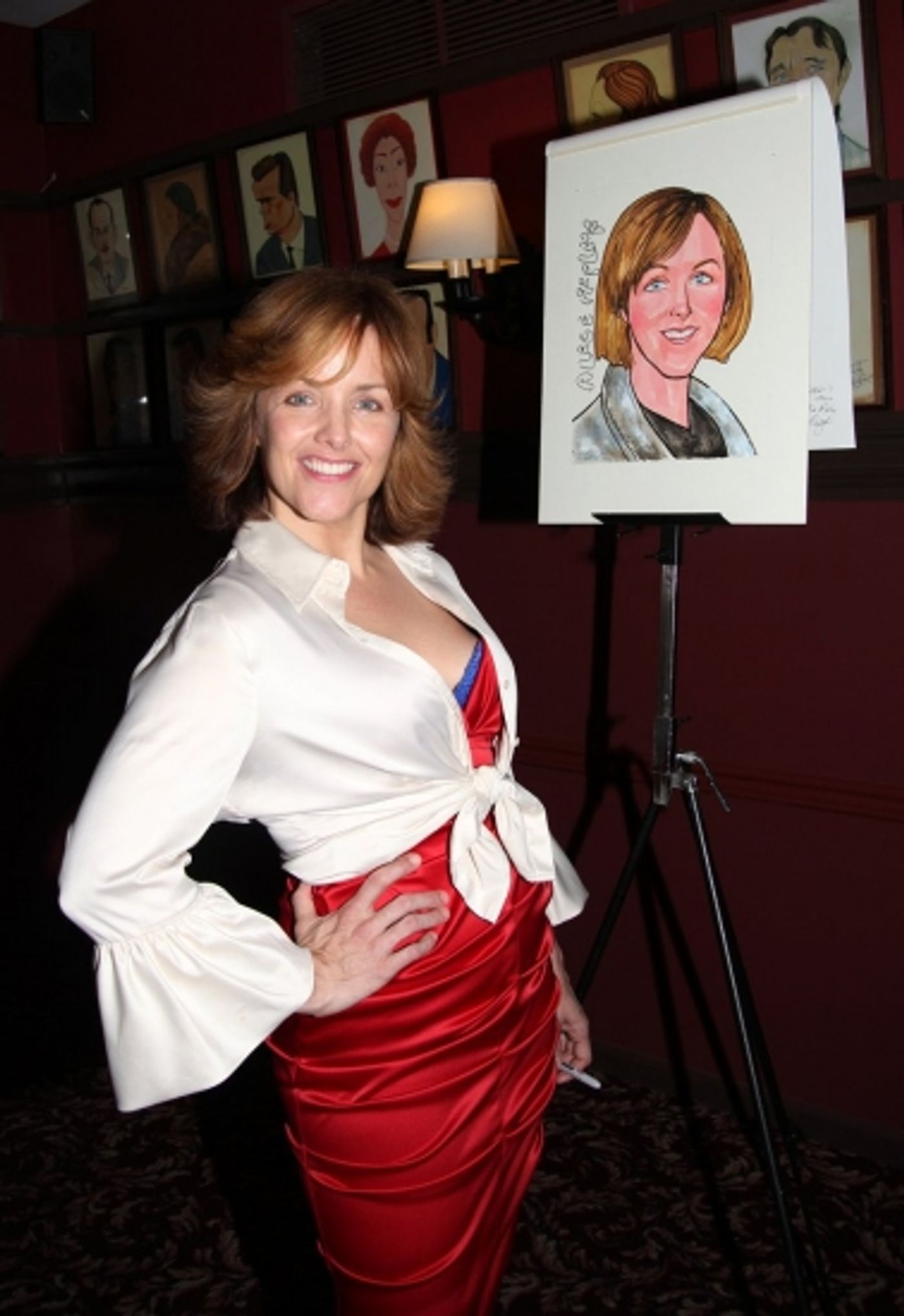 Photo Coverage: Tony Winner Alice Ripley's Caricature Unveiled At Sardi's  Image