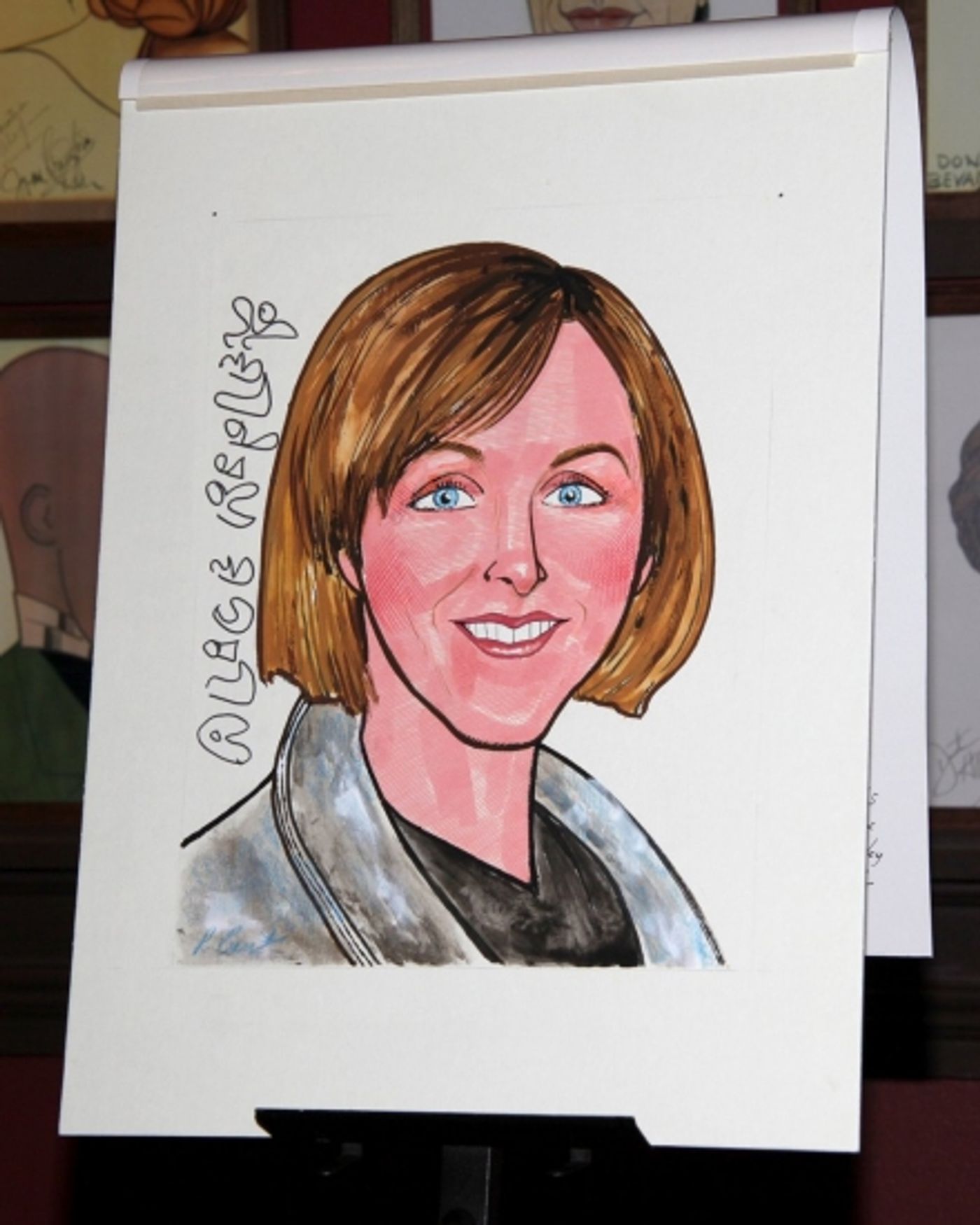 Photo Coverage: Tony Winner Alice Ripley's Caricature Unveiled At Sardi's  Image