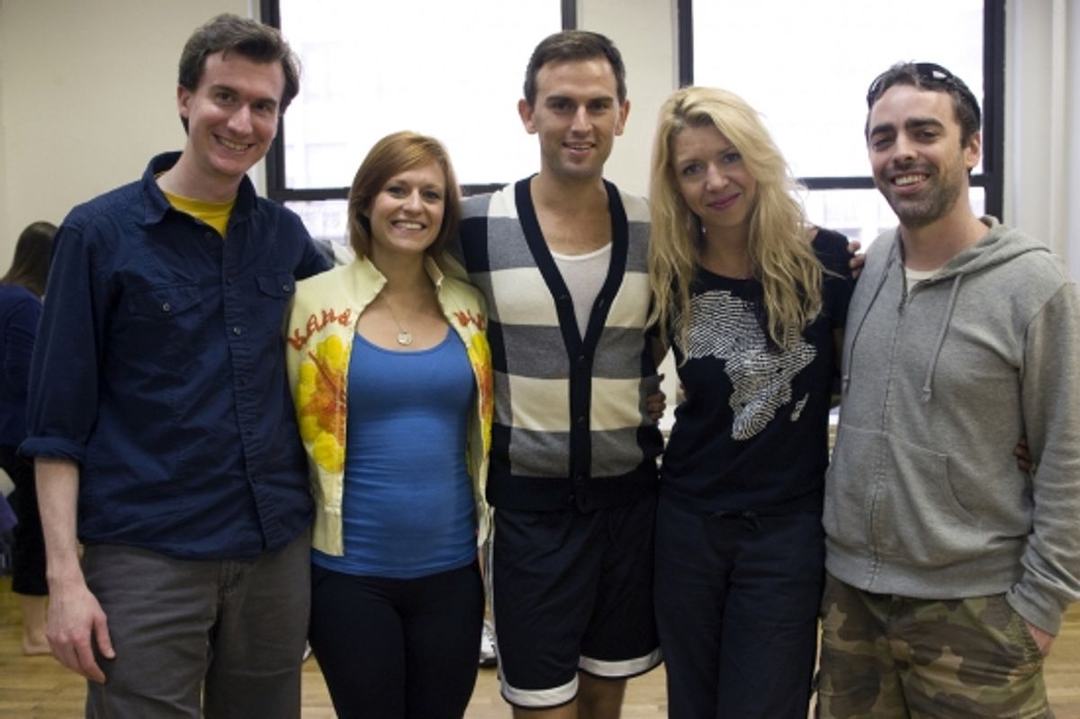 Mark Noonan, Megan Sikora, Daniel Reichard, Kelly Devine, Nick Oddy at 