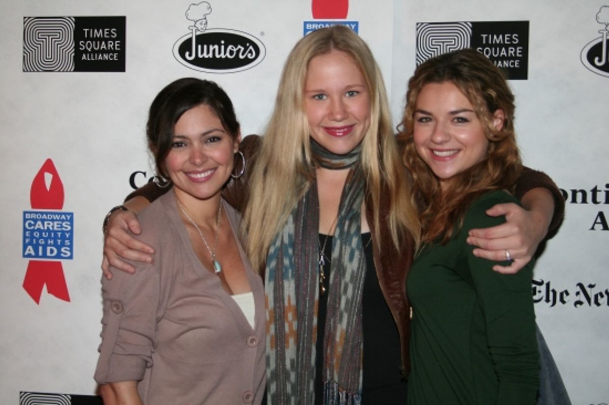 Jessica Leccia, Caitlin Van Zandt and Bonnie Dennison at 