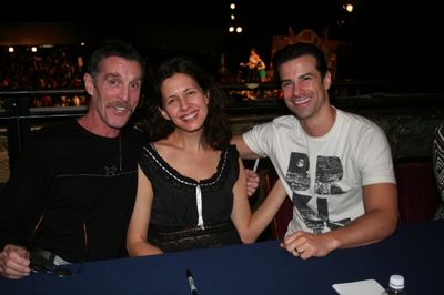 John Glover, Jessica Hetch and Dominic Nolfi Photo