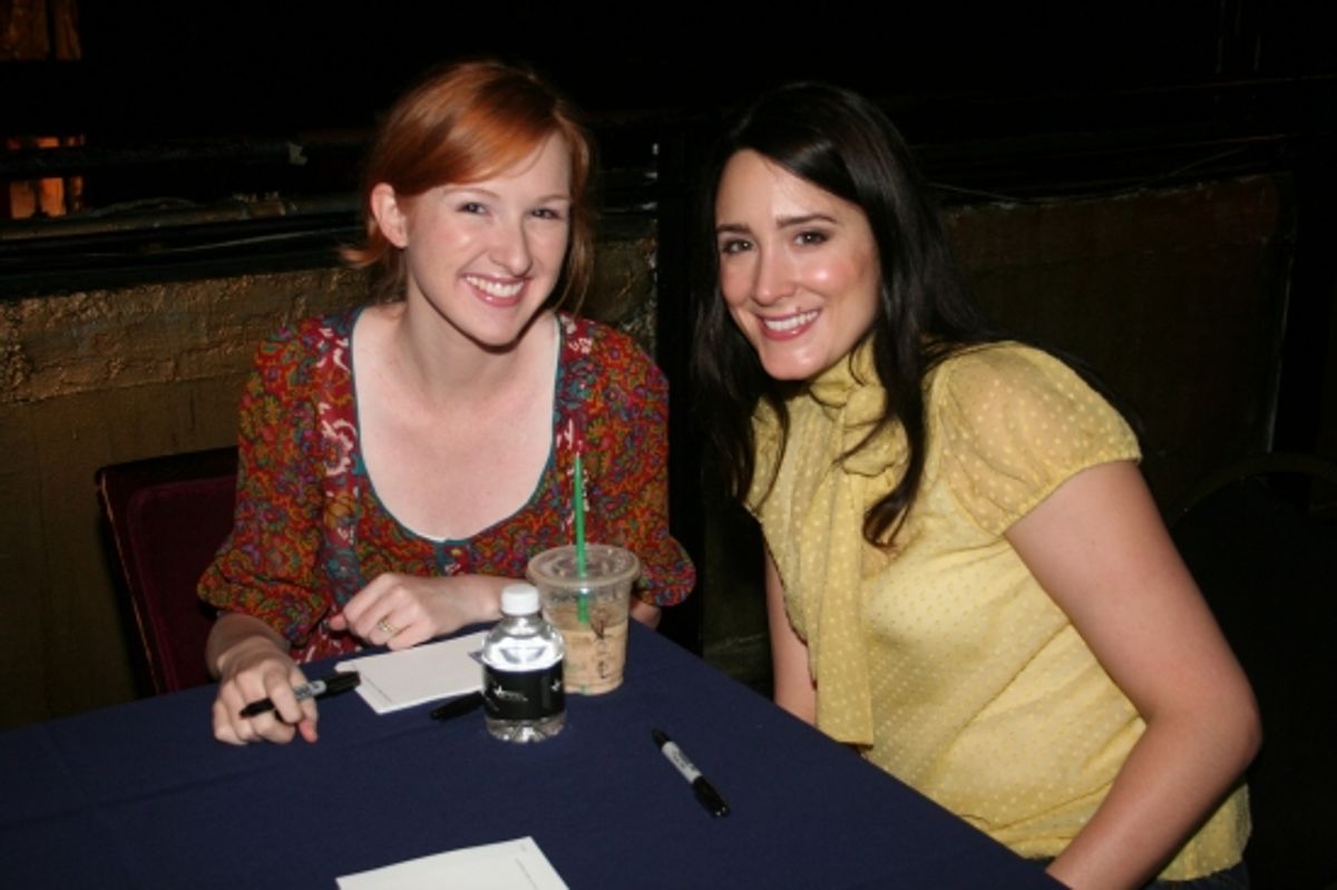 Erin Mackey and Dee Roscidli at 