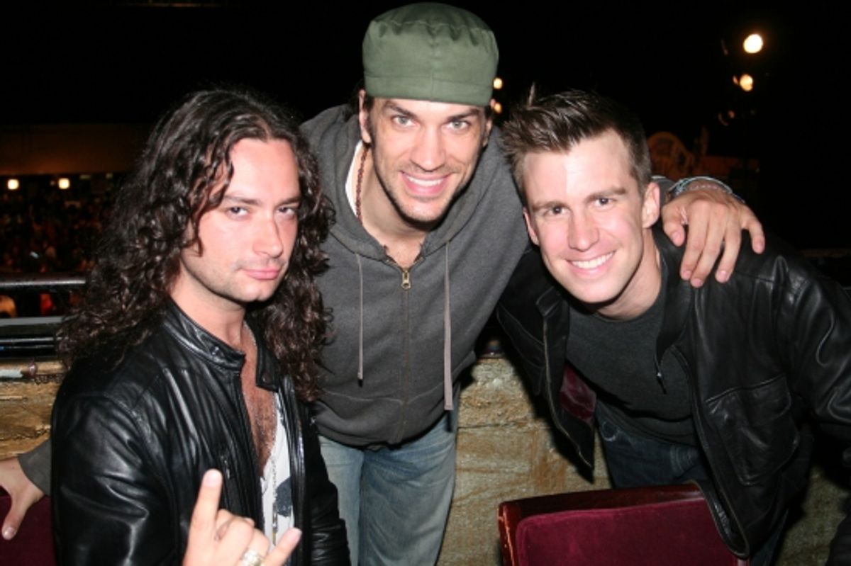 Constantine Maroulis, Will Swenson and Gavin Creel at 