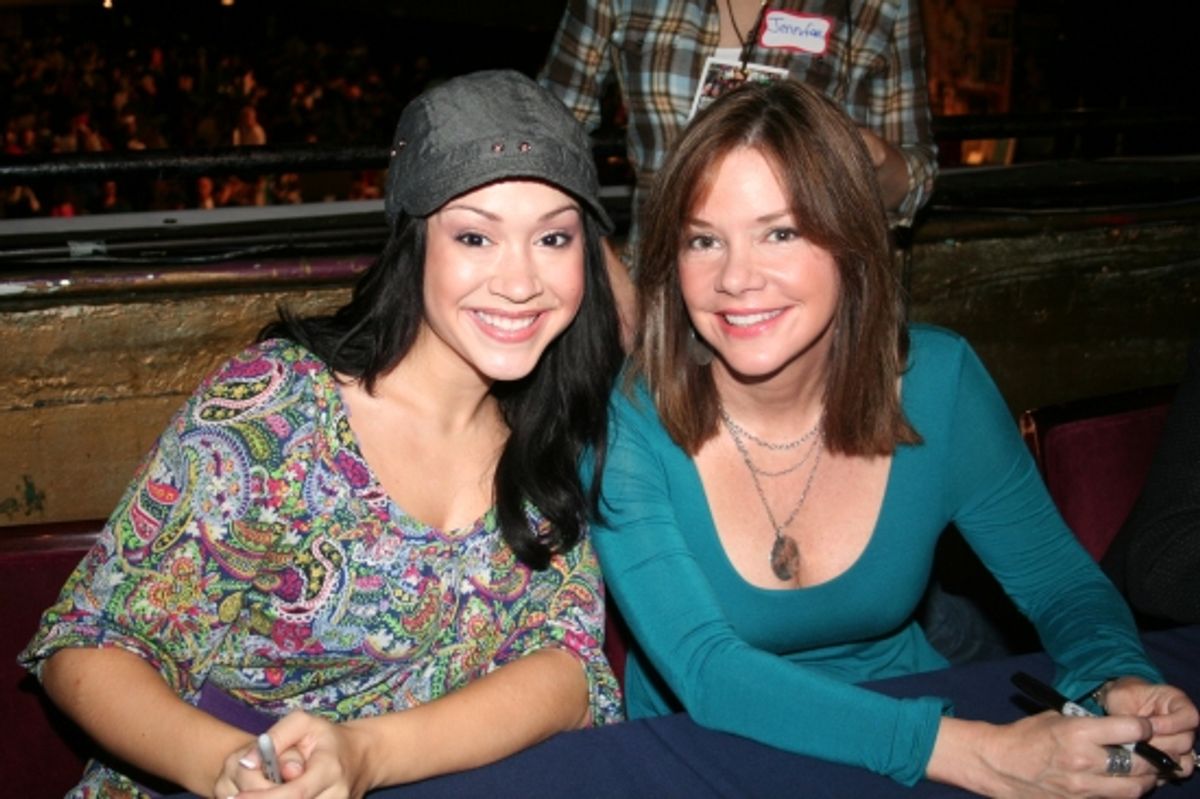 Diana DeGarmo and Bobbie Eakes at 