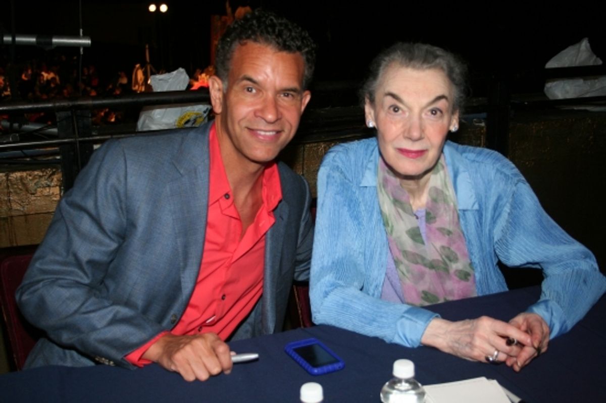 Brian Stokes Mitchell and Marian Seldes at 