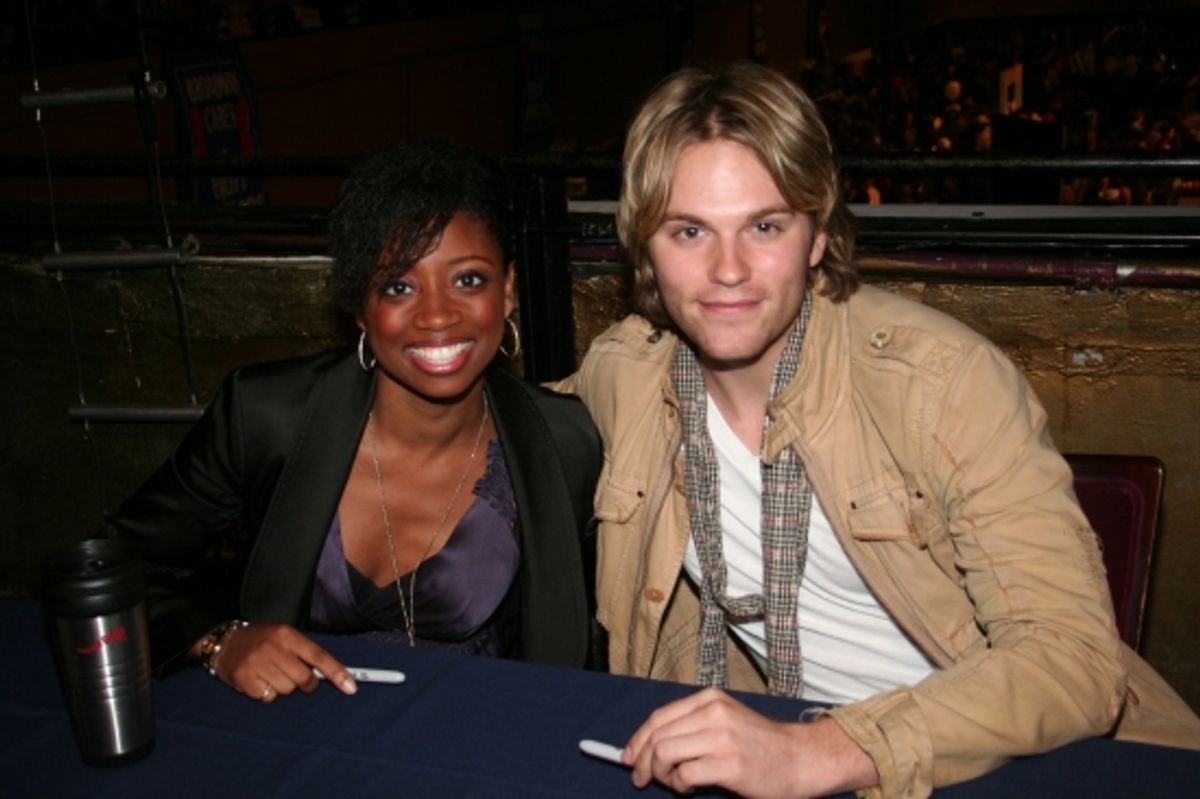 Montego Glover and Van Hansis at 