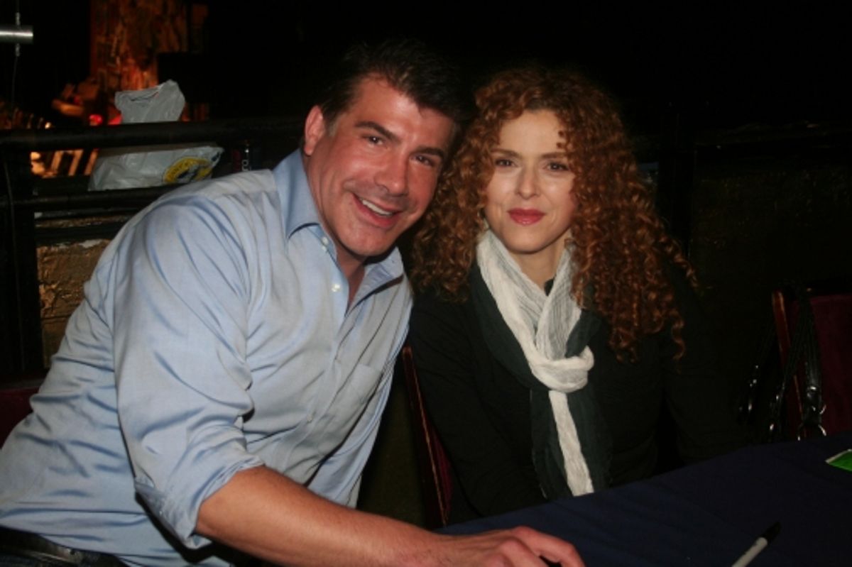Bryan Batt and Bernadette Peters at 