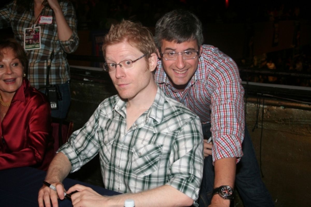 Anthony Rapp and Mo Rocca at 