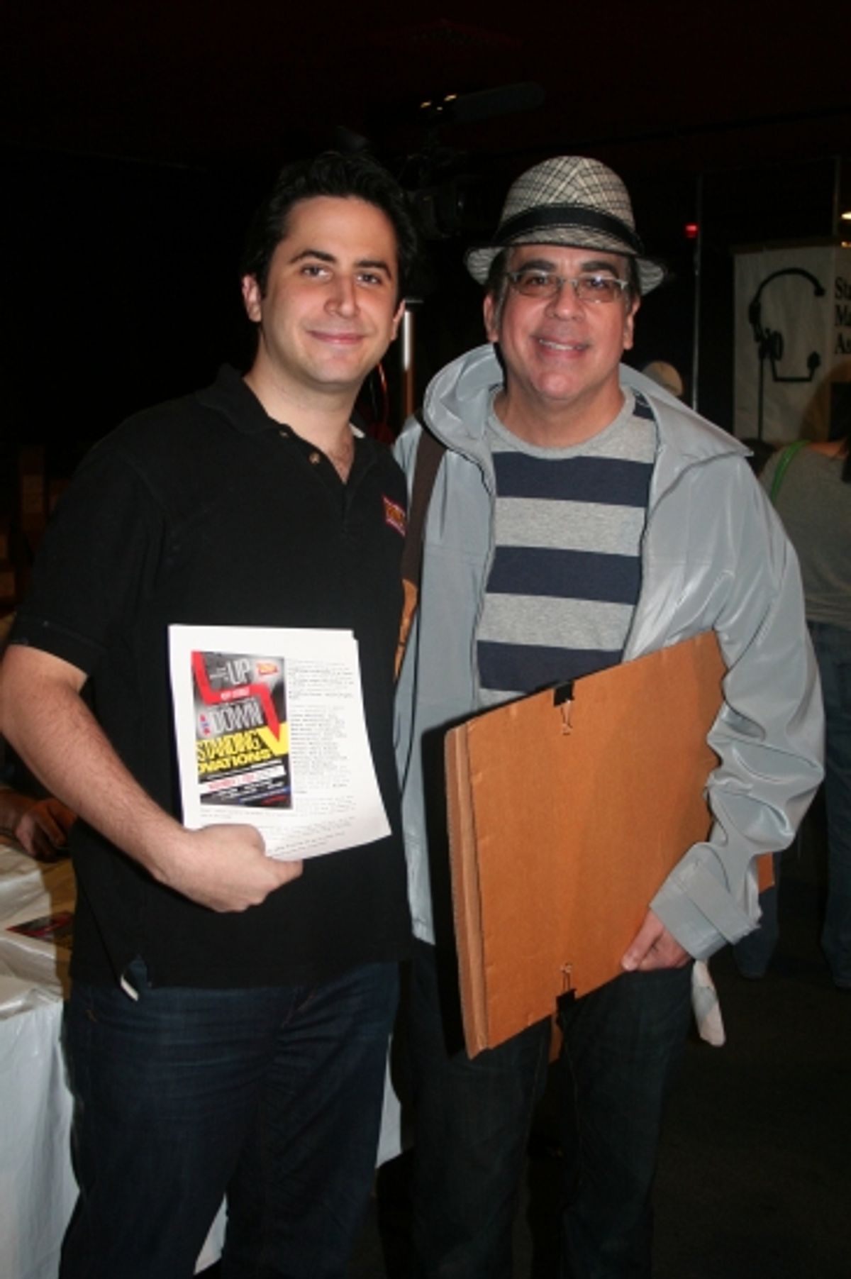BroadwayWorld.com's Editor in Chief Robert Diamond and Director Richard Jay-Alexander at 