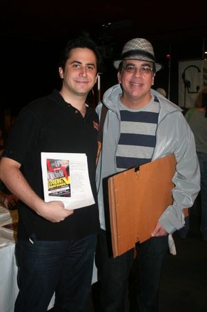 BroadwayWorld.com's Editor in Chief Robert Diamond and Director Richard Jay-Alexander Photo