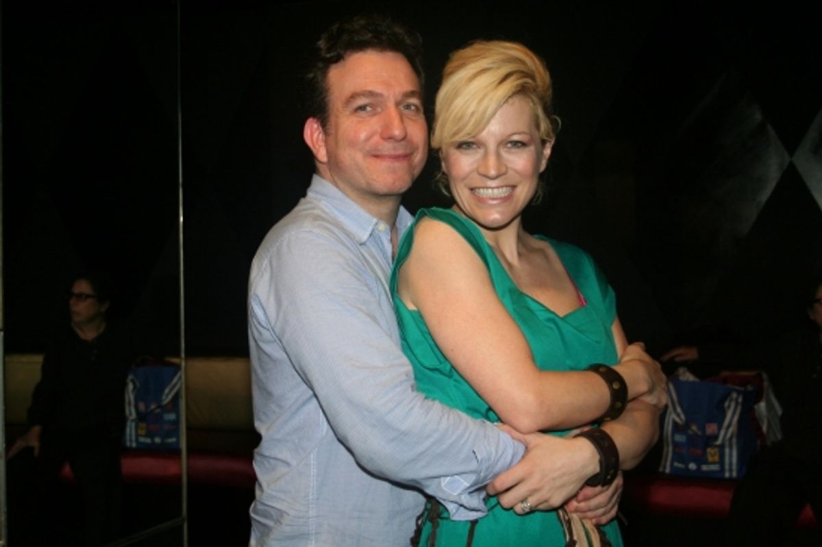 BroadwayWorld.com's Creative Director Eddie Varley and Felicia Finley at 