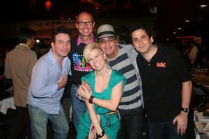 Eddie Varley, Richard Ridge, Felicia Finley, Richard Jay-Alexander and Robert Diamond Photo