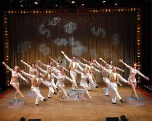 Todd Lattimore (center) and Cast of 42nd Street Photo