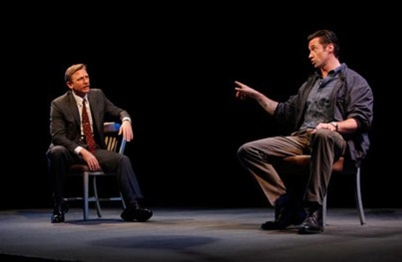 Photo Flash: Hugh Jackman and Daniel Craig in Broadway's A STEADY RAIN  Image