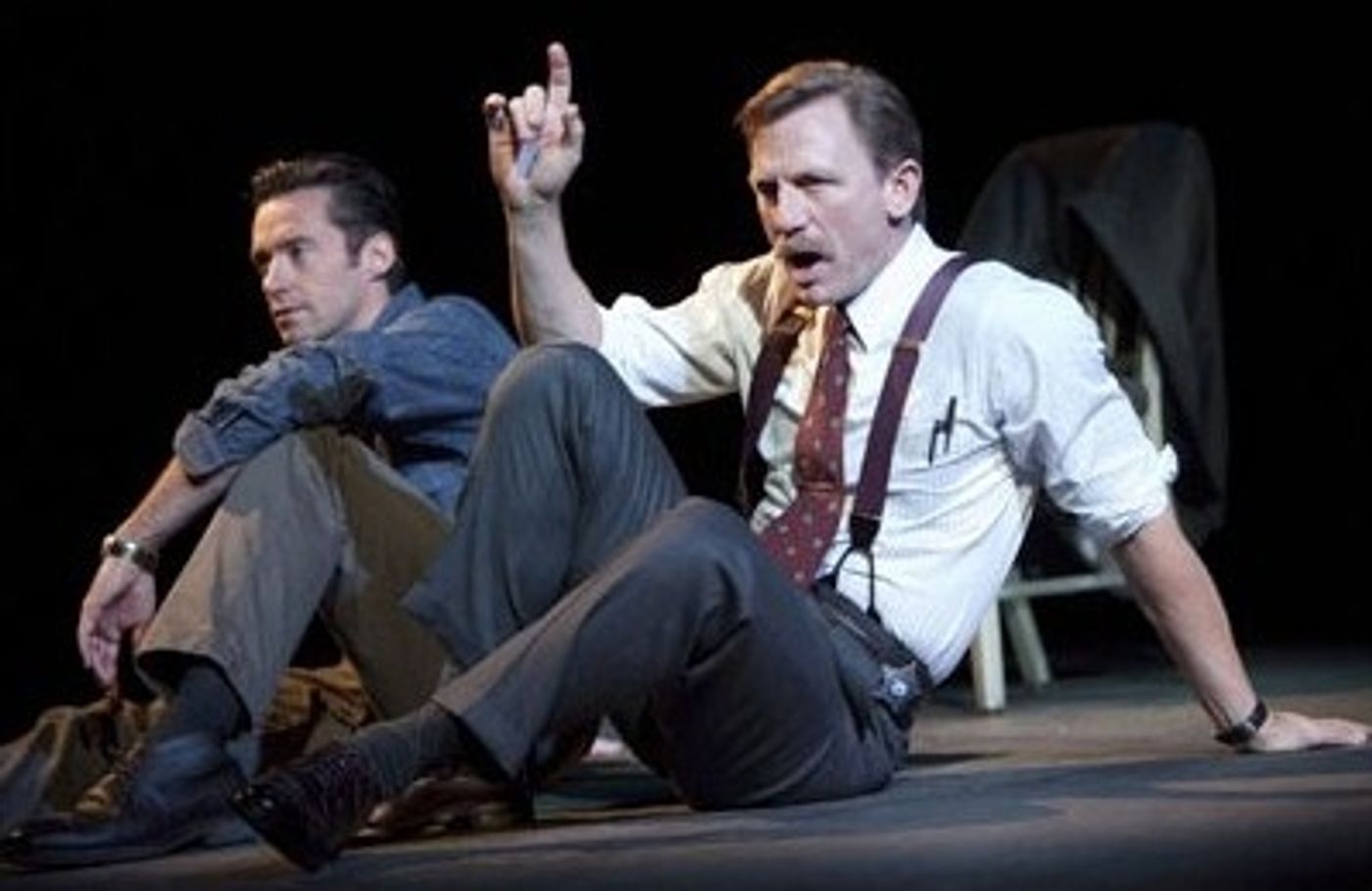 Photo Flash: Hugh Jackman and Daniel Craig in Broadway's A STEADY RAIN  Image