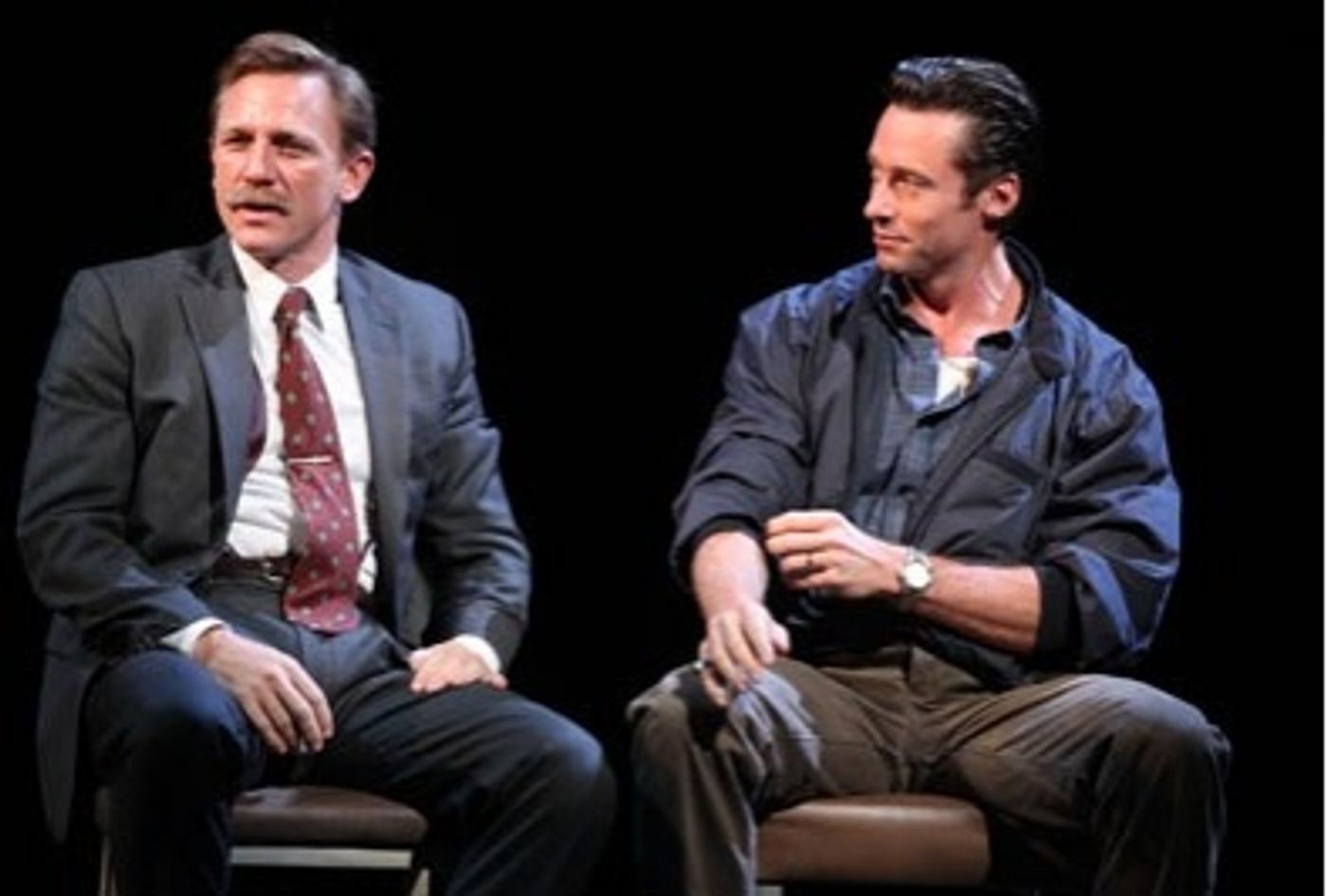 Photo Flash: Hugh Jackman and Daniel Craig in Broadway's A STEADY RAIN  Image