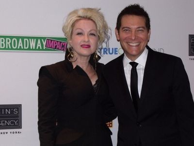 Cyndi Lauper and Michael Feinstein Photo
