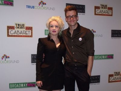 Cyndi Lauper and Gavin Creel Photo