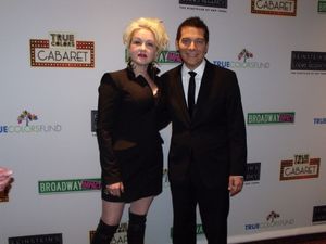 Cyndi Lauper and Michael Feinstein @ BroadwayWorld Cyndi Lauper and Michael Feinstein Photo