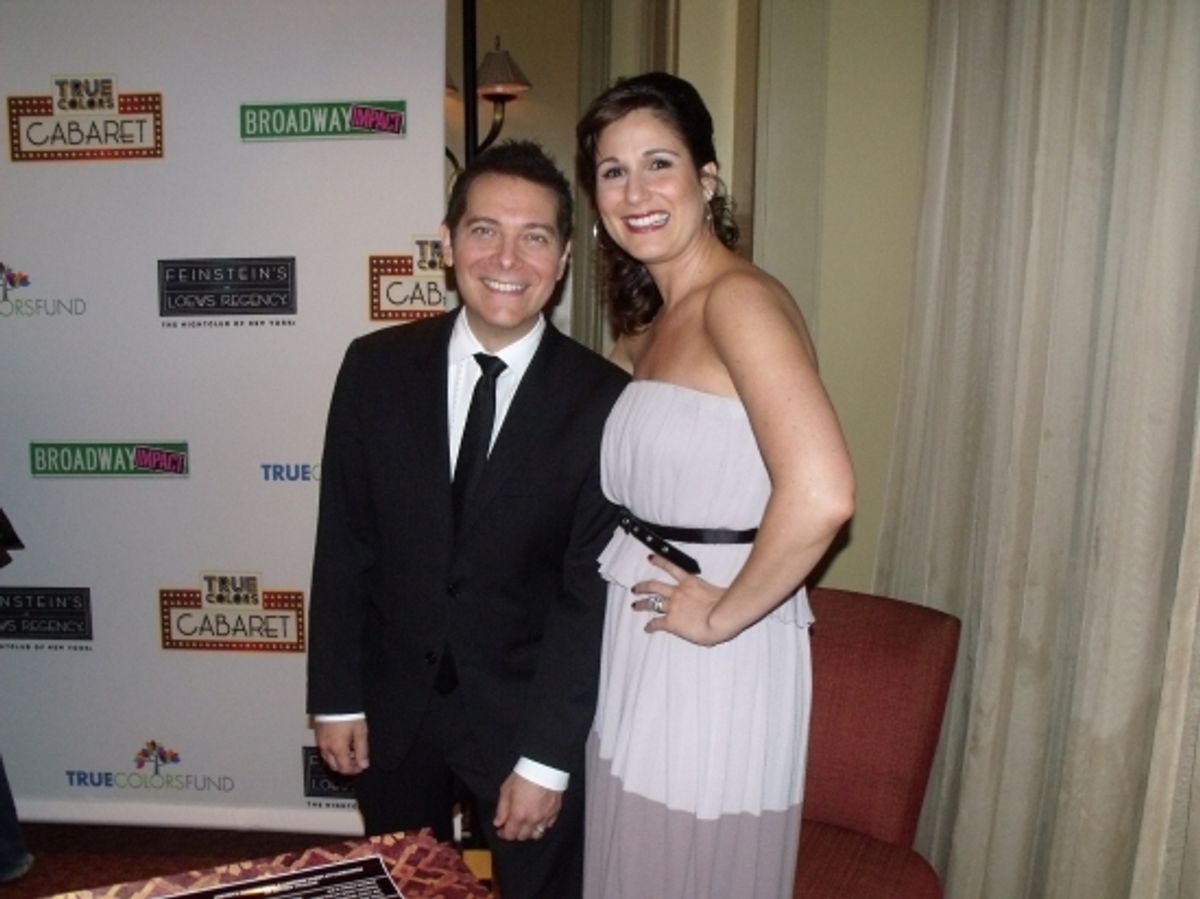 Michael Feinstein and Stephanie J. Block at 