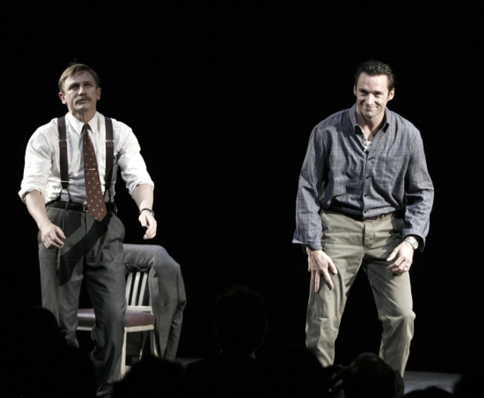 Photo Coverage: A STEADY RAIN Starring Jackman & Craig Opens On Broadway - The Curtain Call — photo 5 of 31