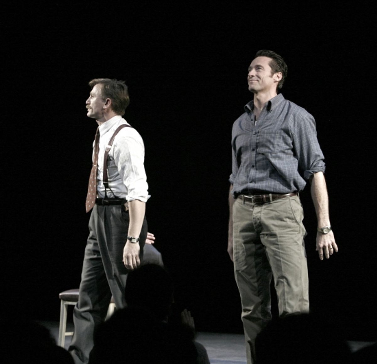 Daniel Craig and Hugh Jackman at 