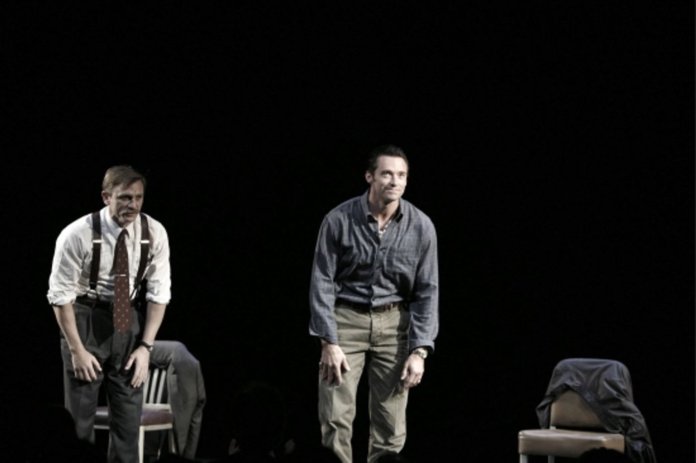 Photo Coverage: A STEADY RAIN Starring Jackman & Craig Opens On Broadway - The Curtain Call  Image