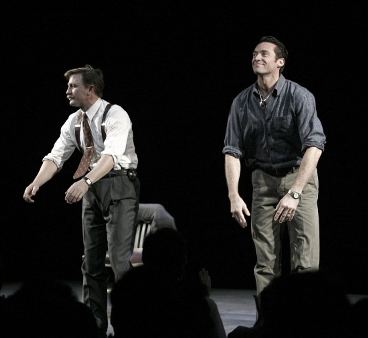 Daniel Craig and Hugh Jackman at 