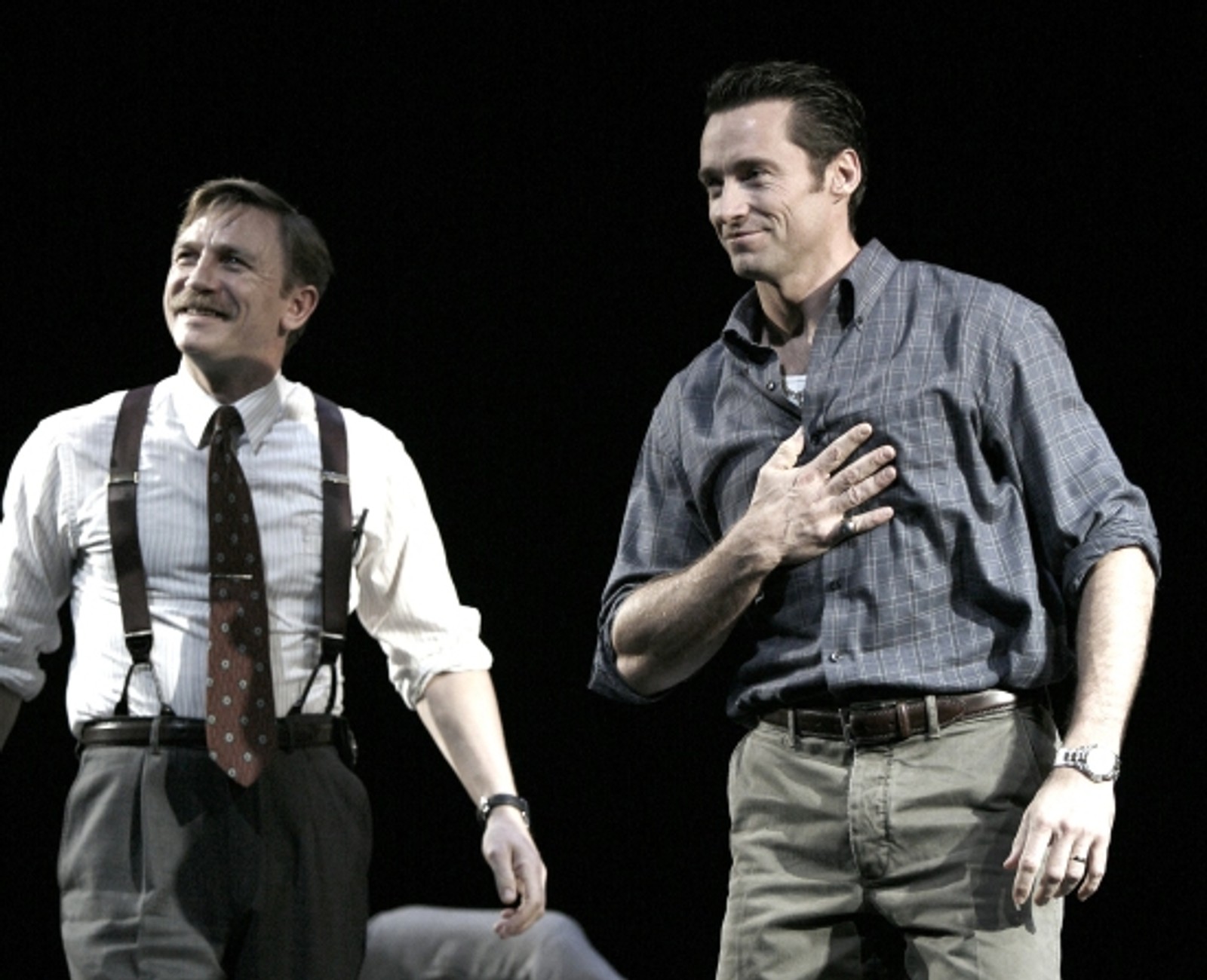 Photo Coverage: A STEADY RAIN Starring Jackman & Craig Opens On Broadway - The Curtain Call — photo 26 of 31