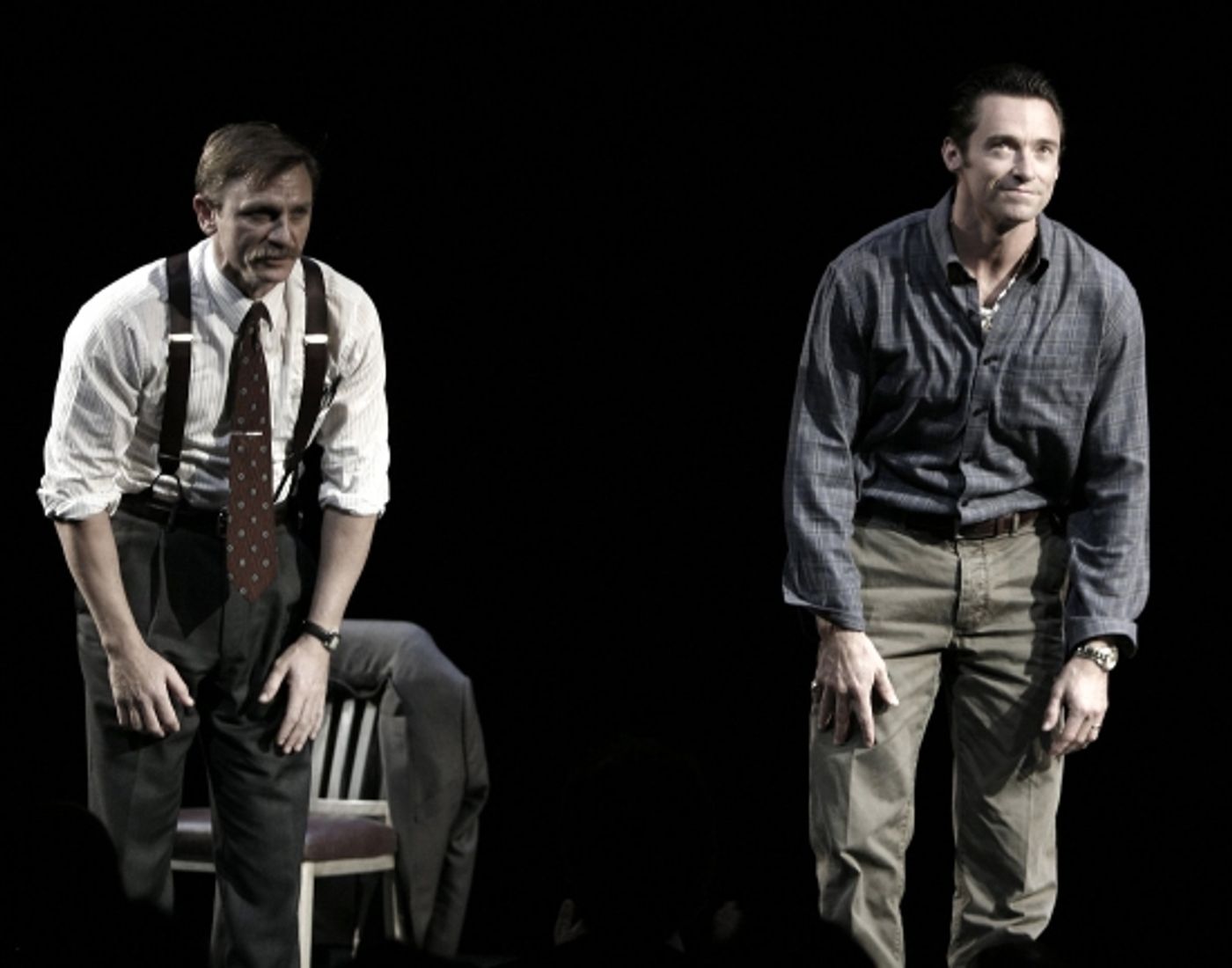 Photo Coverage: A STEADY RAIN Starring Jackman & Craig Opens On Broadway - The Curtain Call  Image