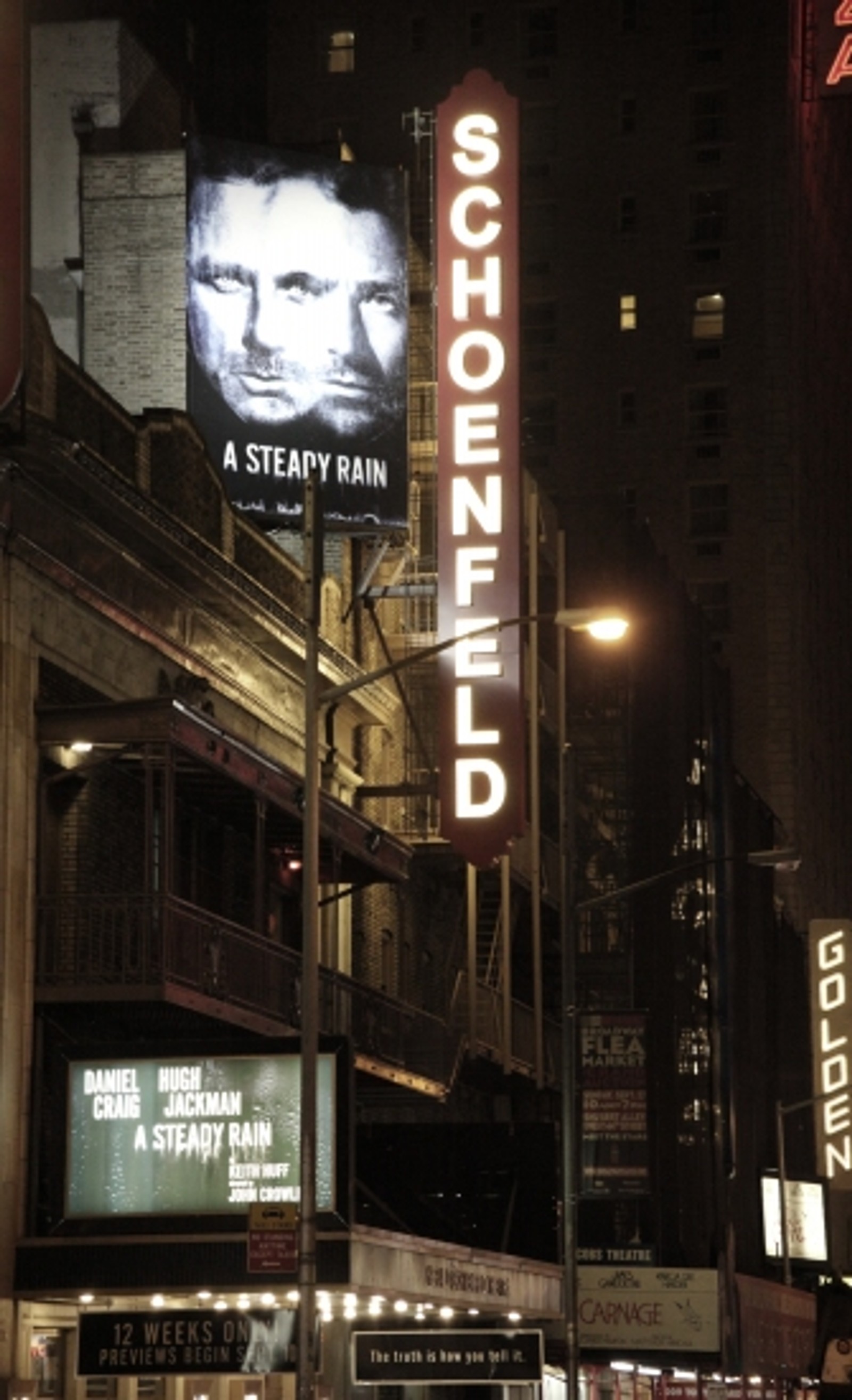 Photo Coverage: A STEADY RAIN Starring Jackman & Craig Opens On Broadway - The Curtain Call — photo 2 of 31