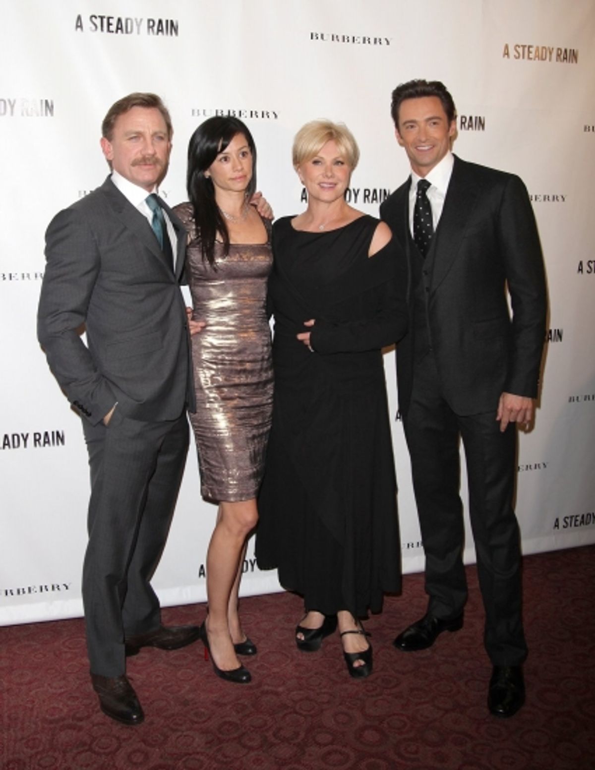 Daniel Craig, Satsuki Mitchell, Deborra-Lee Furness and Hugh Jackman at 