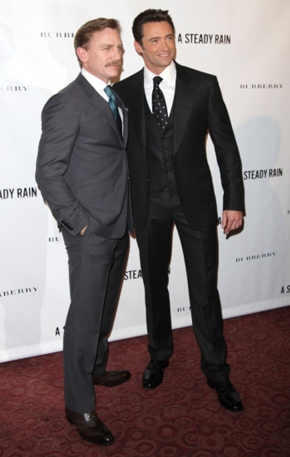 Daniel Craig and Hugh Jackman at 