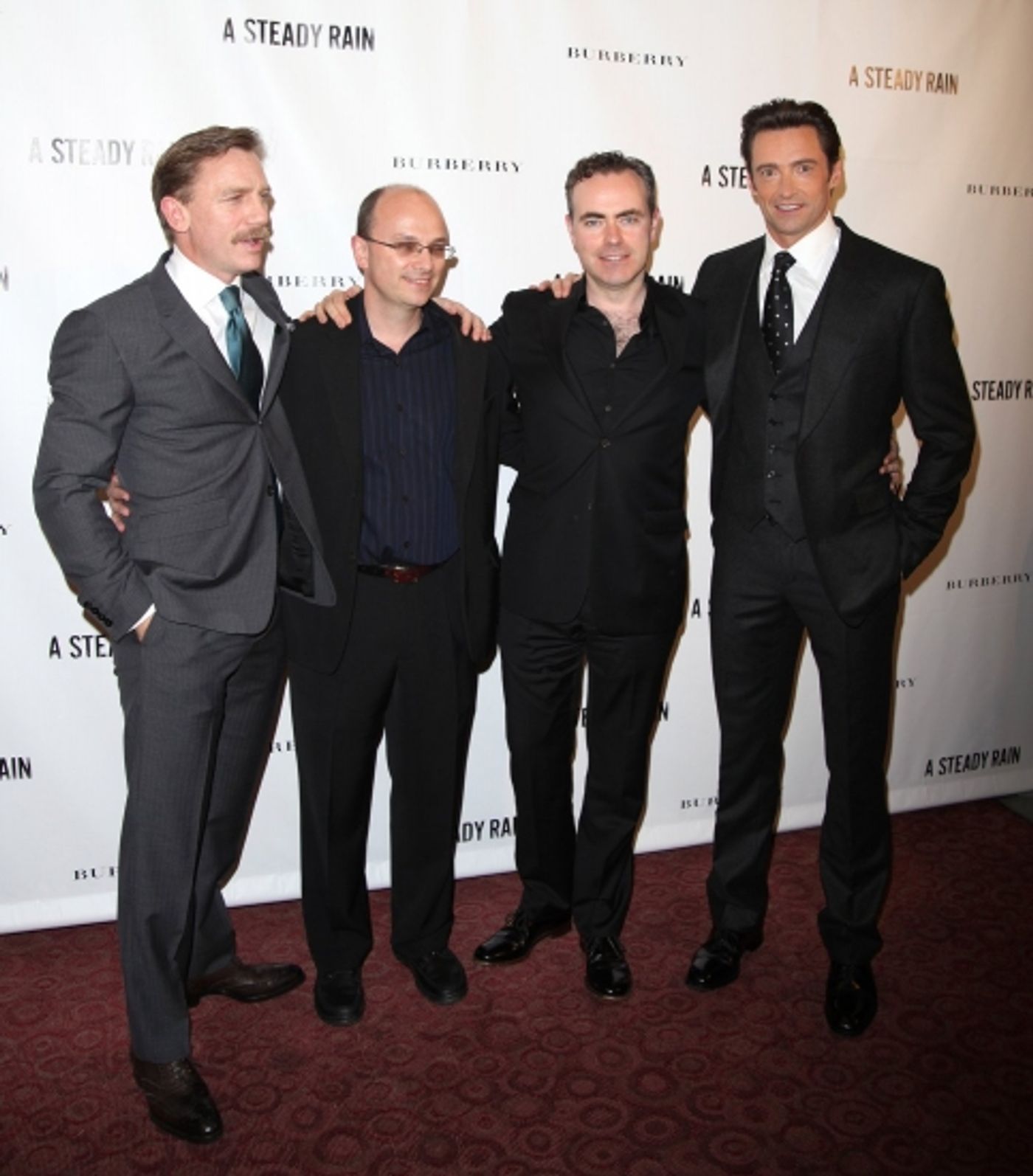Photo Coverage: A STEADY RAIN - Opening Night Reception Photo Call  Image