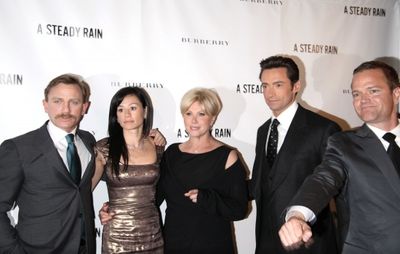 Daniel Craig, Satsuki Mitchell, Deborra-Lee Furness, Hugh Jackman and PR whiz Michael Photo