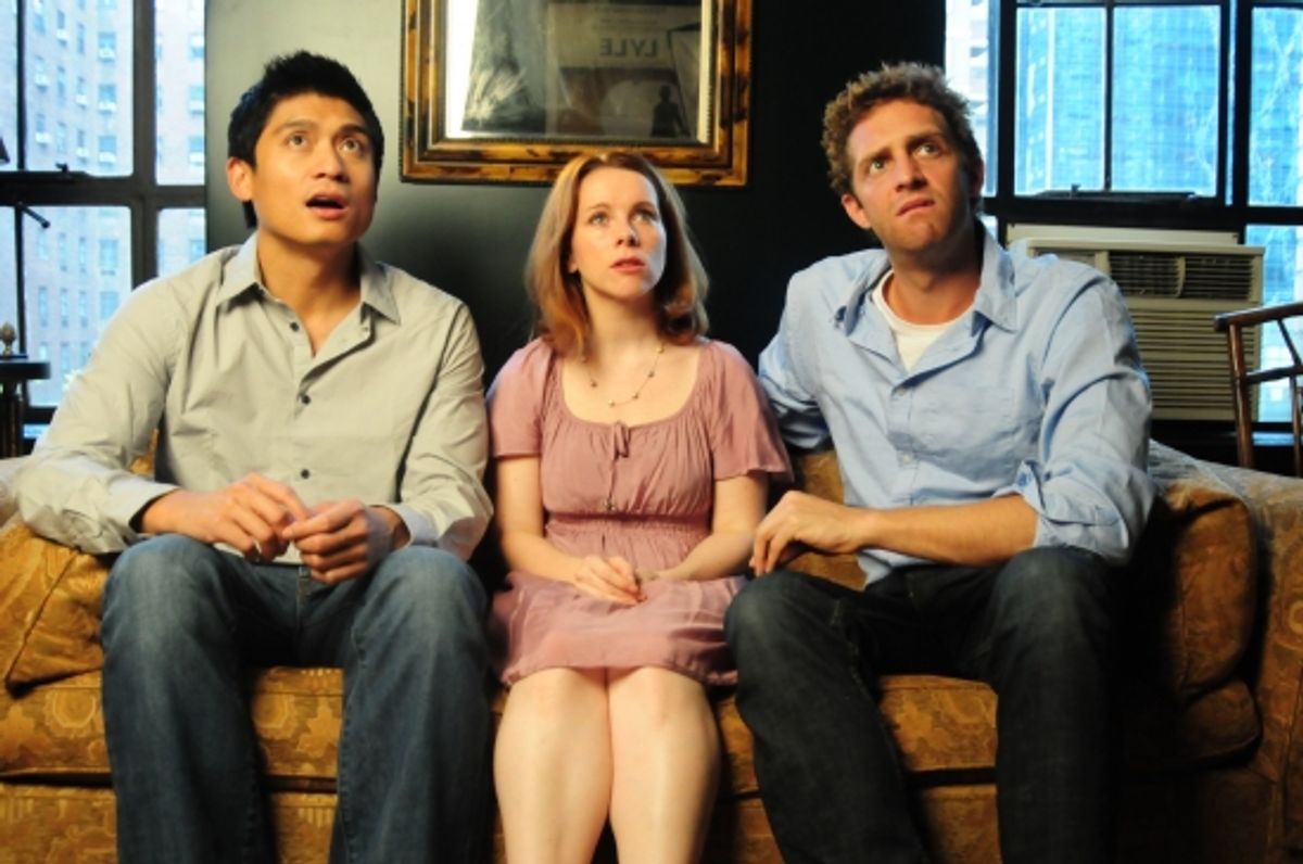 Paolo Montalban,  Kristin Maloney and Colin Hanlon at 