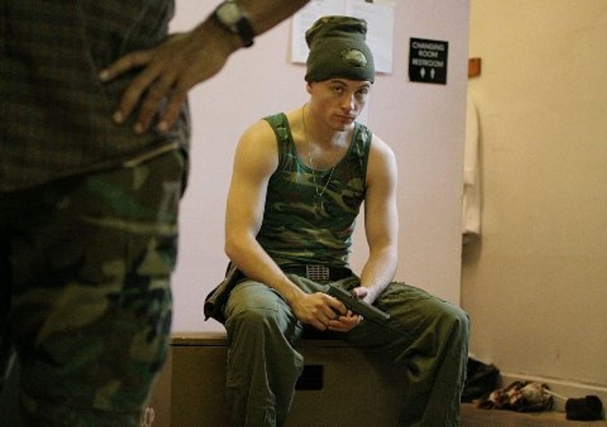 Patrick Murney at NYMF's UNDER FIRE Rehearsals