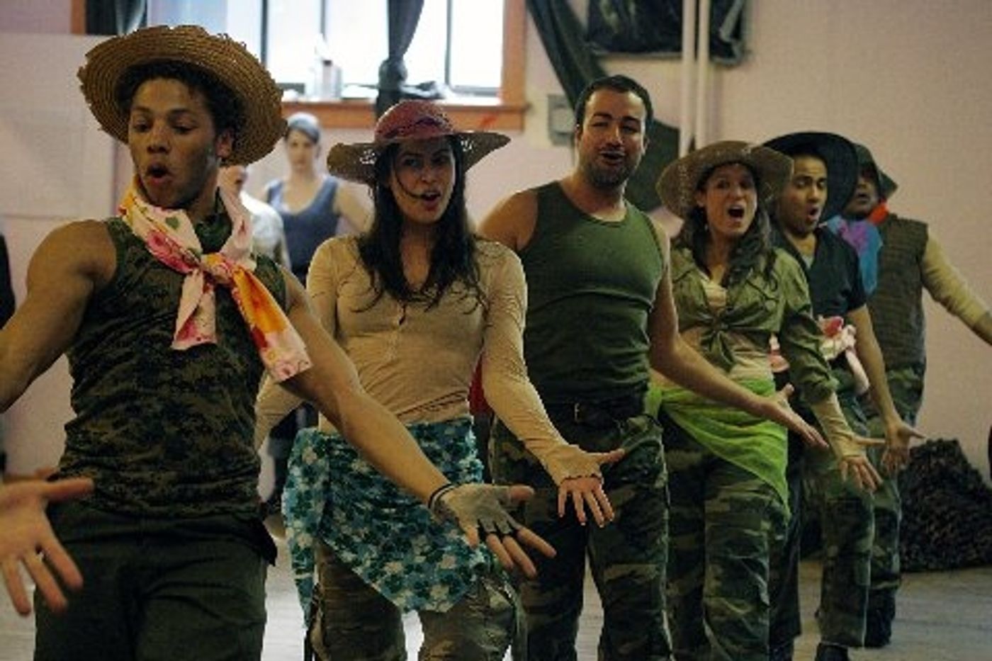 Photo Flash: NYMF's UNDER FIRE Rehearsals  Image