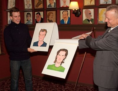 Gavin Creel and Max Klimavicius Photo