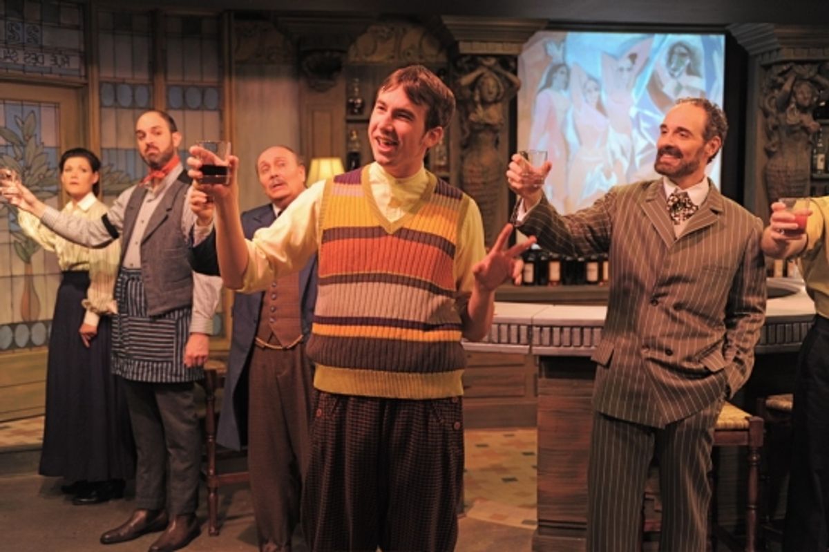 Scott Moffitt and cast at 