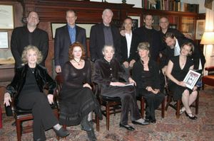 The cast is joined by Producer and Director David Staller Photo