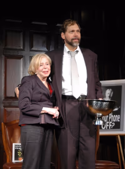 Anita Jaffe (Associate Producer) and David Staller Photo