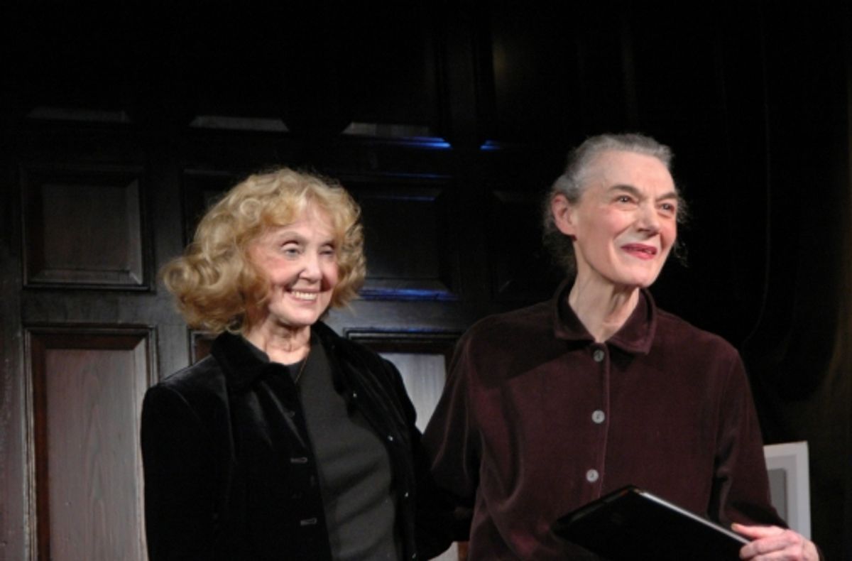 Charlotte Moore and Marian Seldes at 