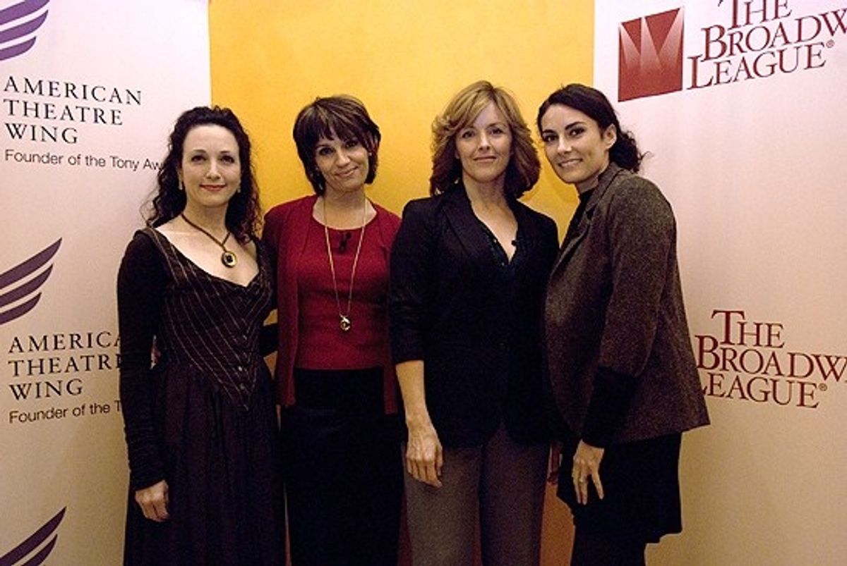 Bebe Neuwirth, Beth Leavel, Alice Ripley and Laura Benanti at 