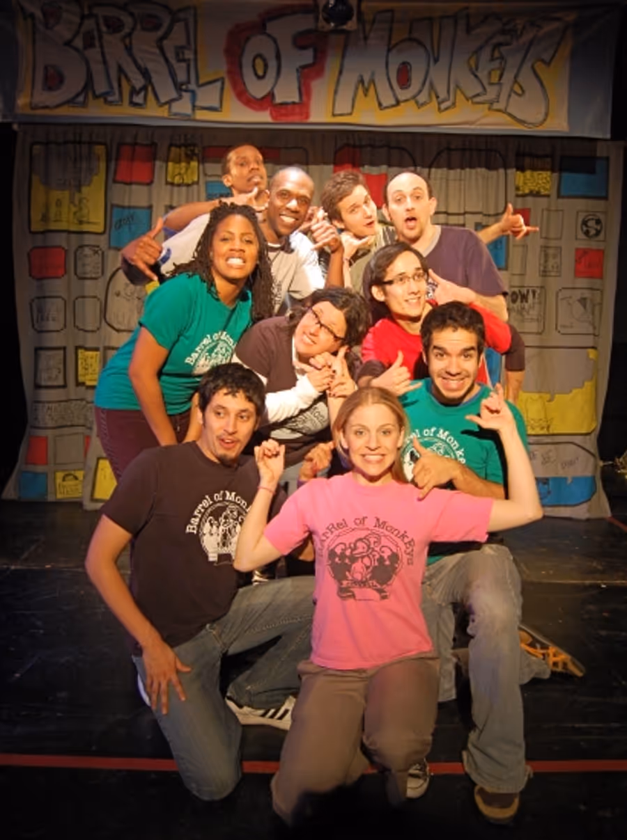 Photo Flash: Barrel of Monkey's BOM Image