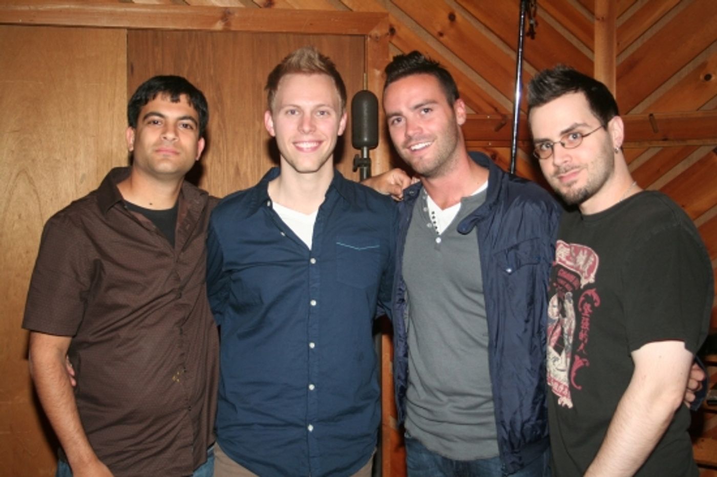 Photo Coverage: Broadway Boys CD Recording Session  Image