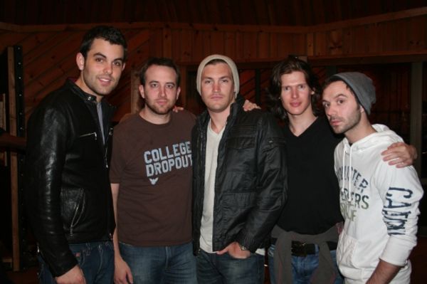 Zak Resnick, Peter Matthew Smith, Landon Beard, Lucas Steele and Danny Calvert Photo