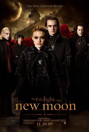 New Moon poster featuring Dakota Fanning and Michael Sheen Photo