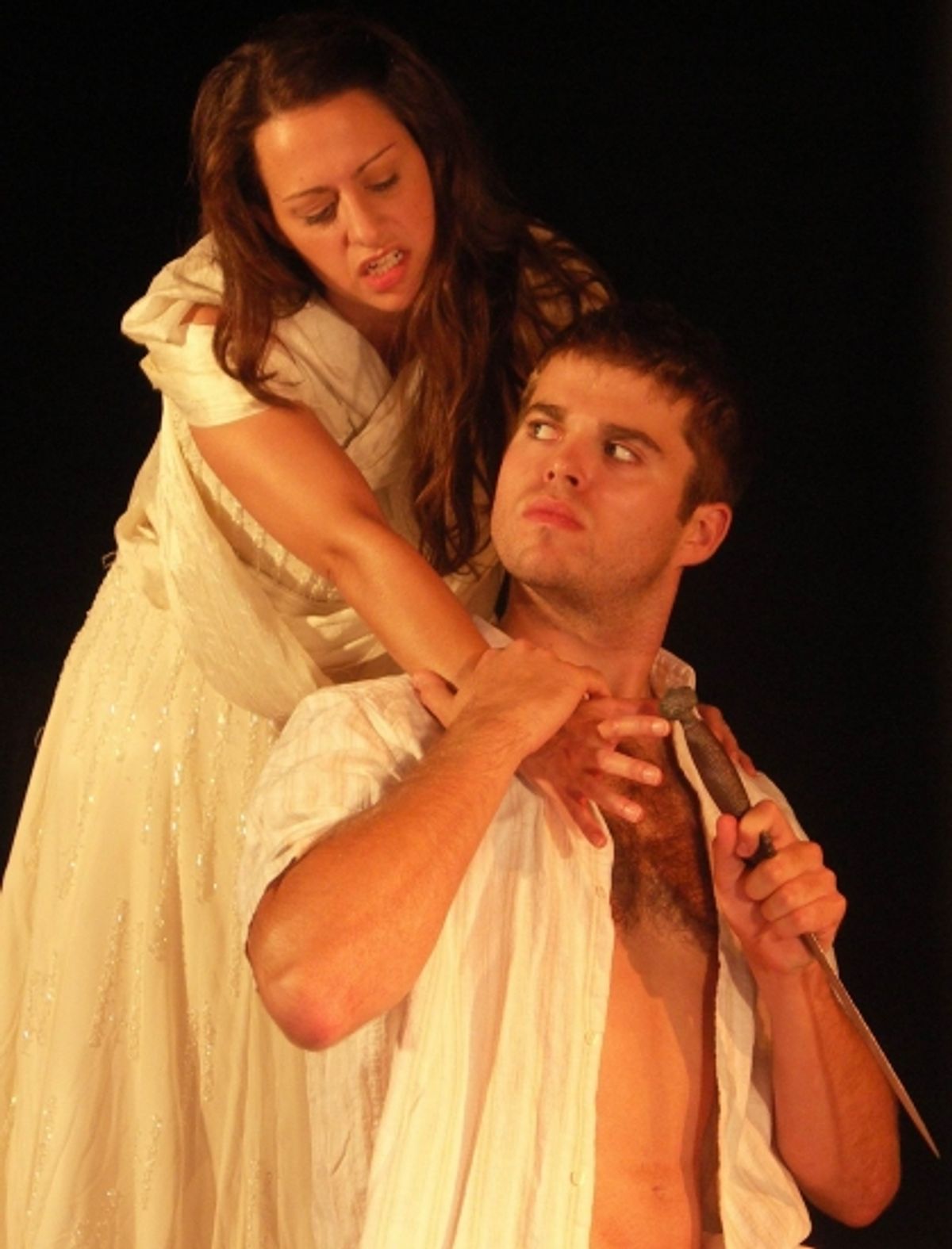 Sarah Pinkham and  BrIan Barber at 