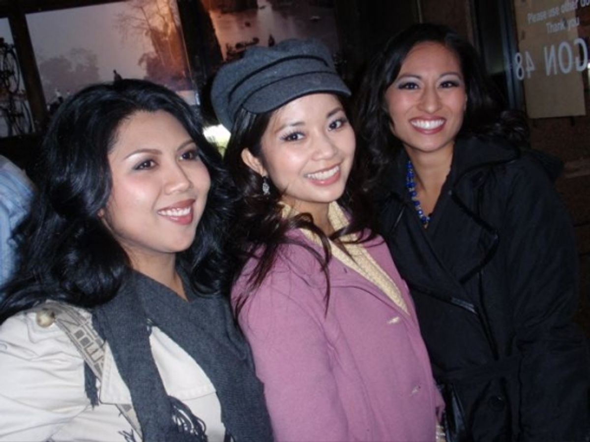 Loresa Lanceta, Leanne Cabrera and Jonelle Margallo at 